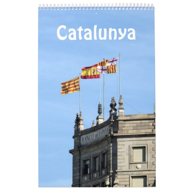 12 månaders fotokalender i Katalonien Kalender (Omslag)