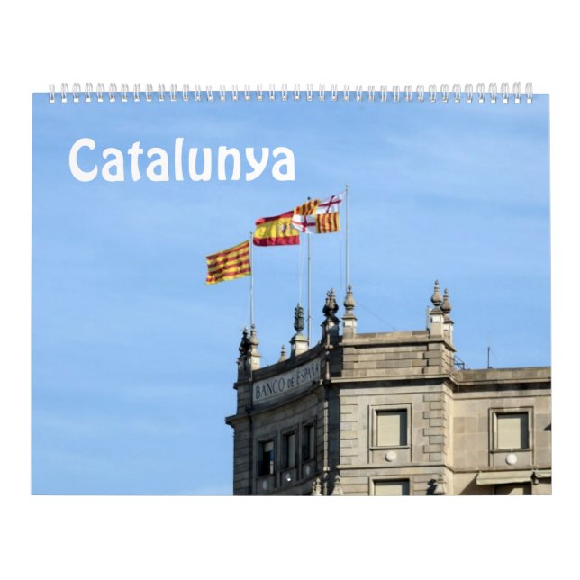 12 månaders fotokalender i Katalonien Kalender (Omslag)