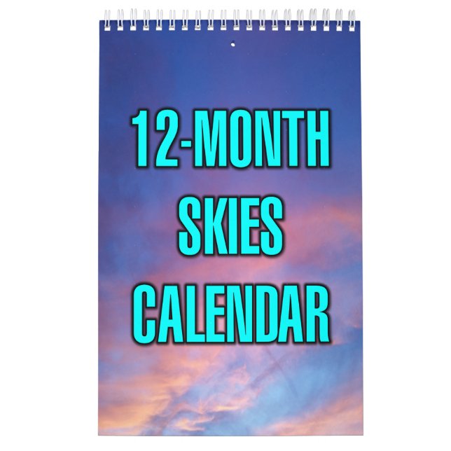 12-månaders himlar kalender (Omslag)