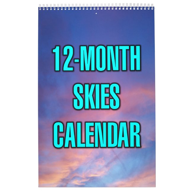 12-månaders himlar kalender (Omslag)