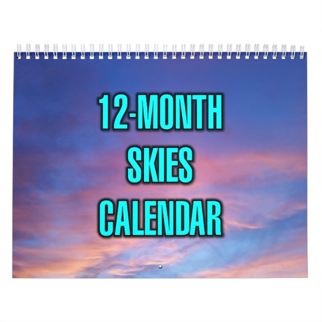 12-månaders himlar kalender (Omslag)