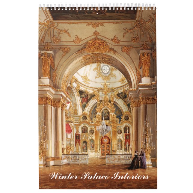 12 månaders Insida i vinterpalatset Kalender (Omslag)