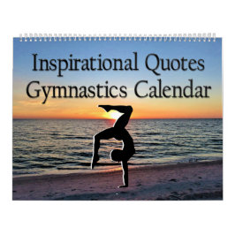 12 MÅNADERS INSPIRATIONELLA KVOTER GYMNASTIKKALEND KALENDER