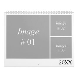 12 månaders instagram-samlingsmall kalender