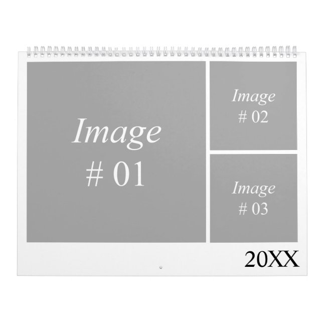 12 månaders instagram-samlingsmall kalender (Omslag)