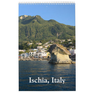 12 månaders Ischia-väggkalender Kalender