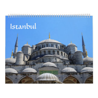 12 månaders Istanbul-fotokalender Kalender