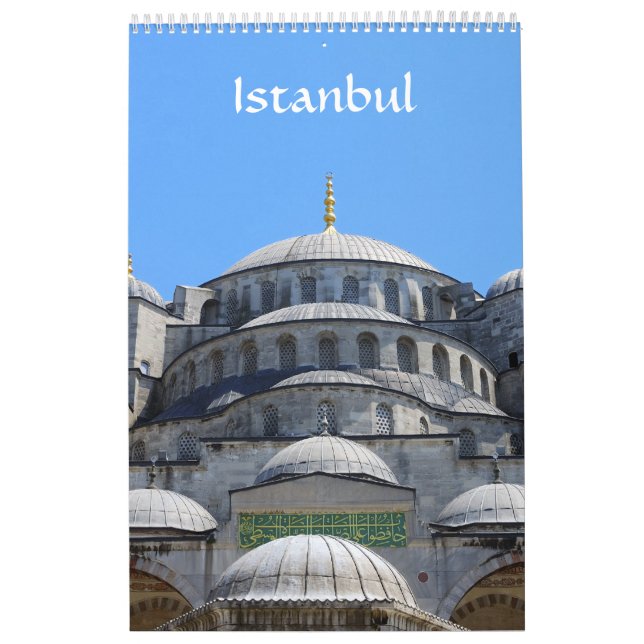 12 månaders Istanbul-fotokalender Kalender (Omslag)