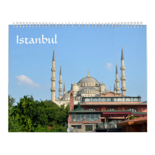 12 månaders Istanbul-fotokalender Kalender