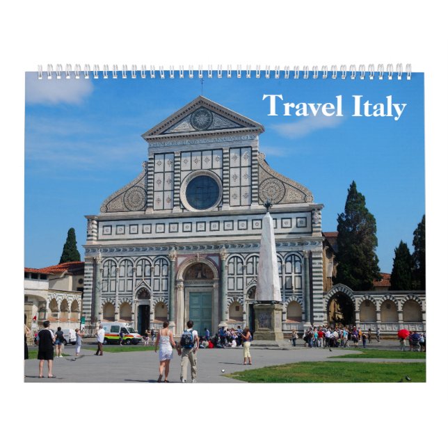 12 månaders Italien Fotokalender Kalender (Omslag)