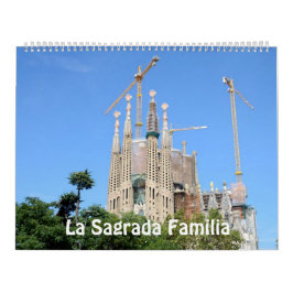 12 månaders La Sagrada Familia Photo Calendar Kalender