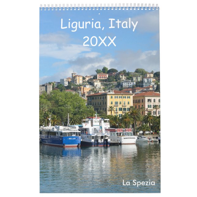 12 månaders Ligurien, Italien Kalender (Omslag)