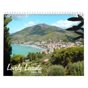 12 månaders Lolly Levanto, Italien Calendar Kalender