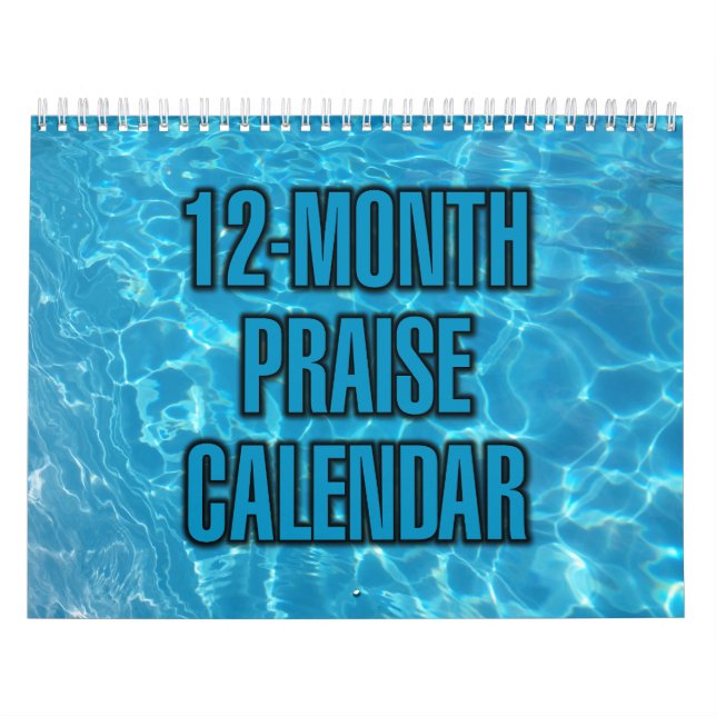 12-månaders lovsångskalender kalender (Omslag)