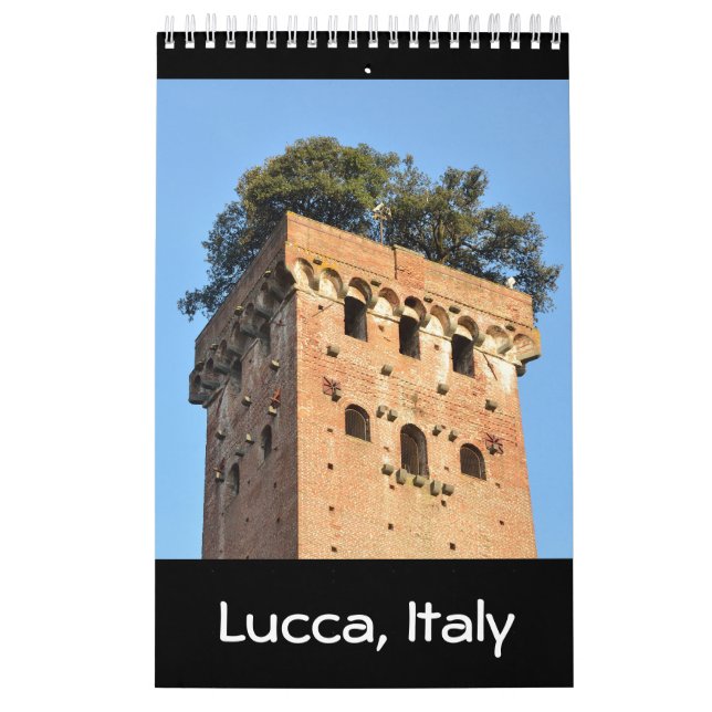 12 månaders Lucca, Italien Fotokalender Kalender (Omslag)