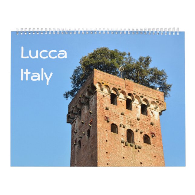 12 månaders Lucca, Italien Fotokalender Kalender (Omslag)