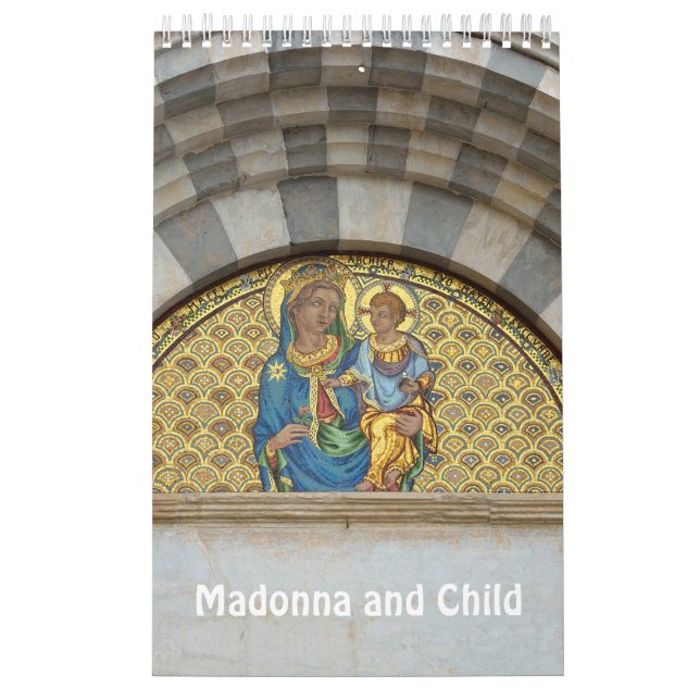 12 månaders Madonna och Child Kalender (Omslag)