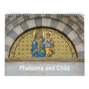12 månaders Madonna och Child Kalender