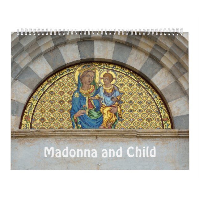 12 månaders Madonna och Child Kalender (Omslag)