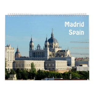 12 månaders Madrid, Spanien Fotokalender Kalender