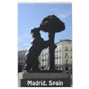 12 månaders Madrid, Spanien Fotokalender Kalender