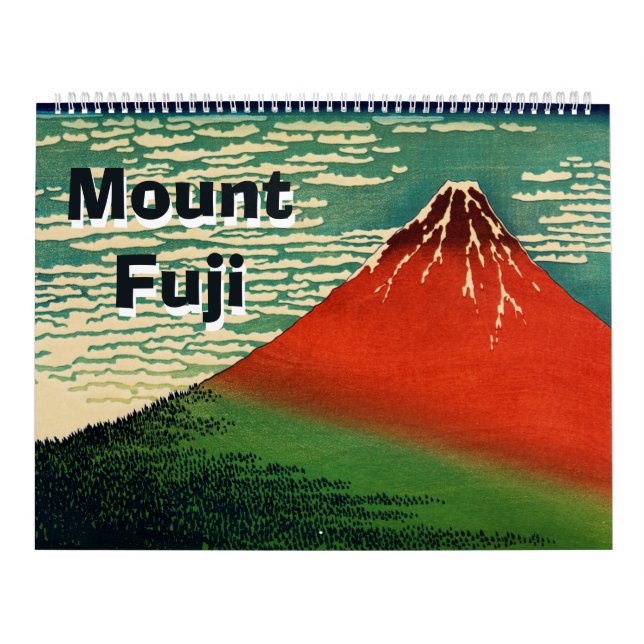 12 månaders Mount Fuji Kalender (Omslag)