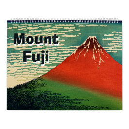 12 månaders Mount Fuji Kalender