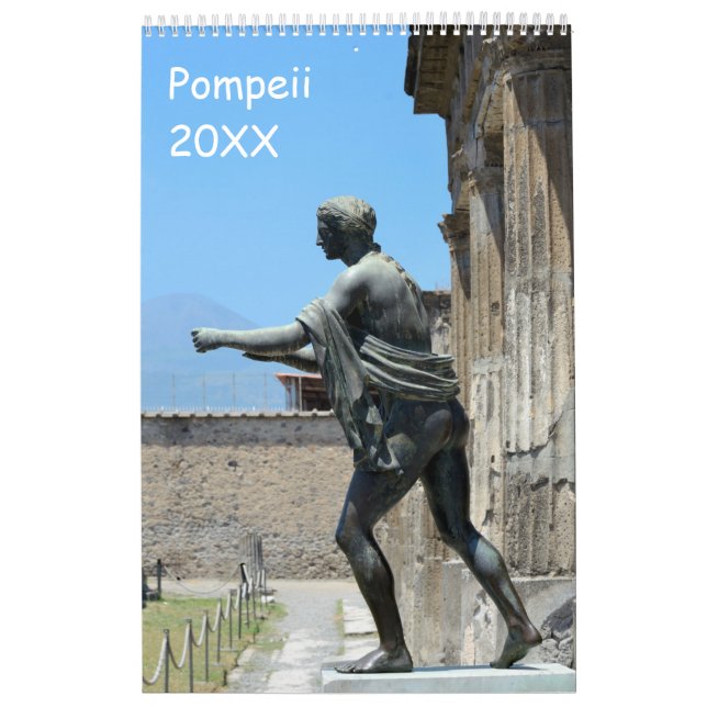 12 månaders Pompeji, Italien Kalender (Omslag)