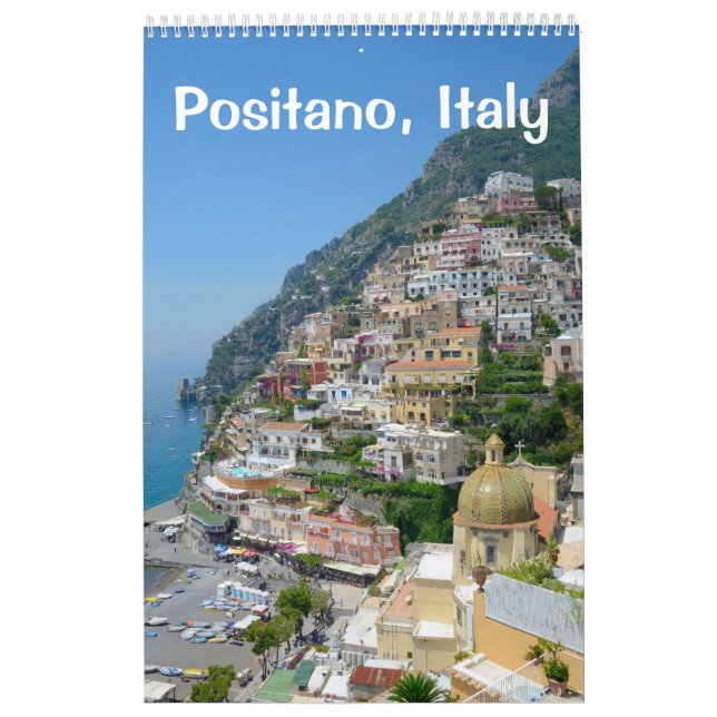 12 månaders Positano Kalender (Omslag)