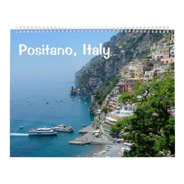 12 månaders Positano Kalender (Omslag)
