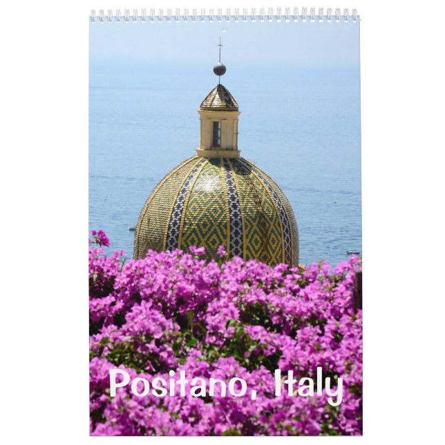 12 månaders Positano Kalender (Omslag)