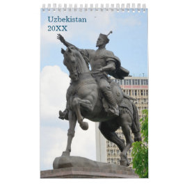 12 månaders resa i Uzbekistan Kalender