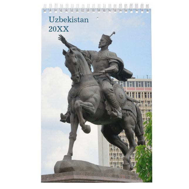 12 månaders resa i Uzbekistan Kalender (Omslag)