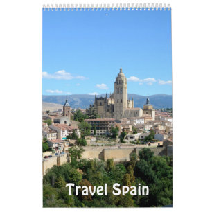 12 månaders resa Spanien Fotokalender Kalender