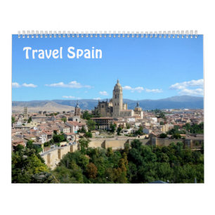 12 månaders resa Spanien Fotokalender Kalender