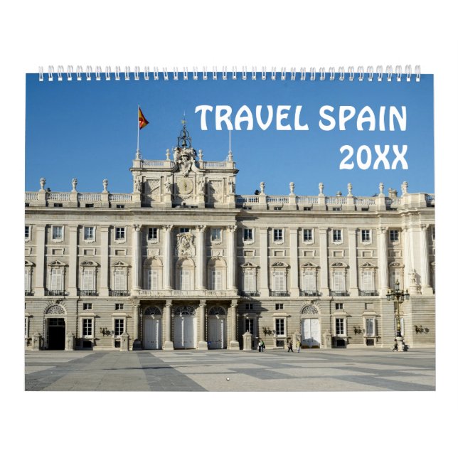 12 månaders resa Spanien-kalender Kalender (Omslag)