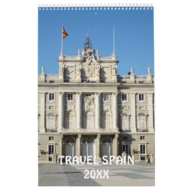 12 månaders resa Spanien-kalender Kalender (Omslag)