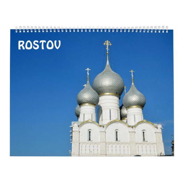 12 månaders Rostov, Rysslands fotokalender Kalender (Omslag)
