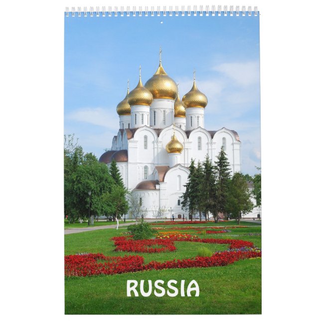 12 månaders rysk fotokalender kalender (Omslag)