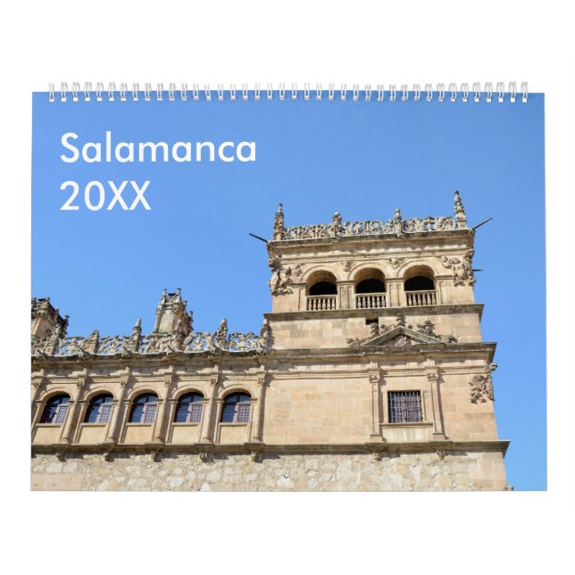 12 månaders Salamanca, Spanien Kalender (Omslag)