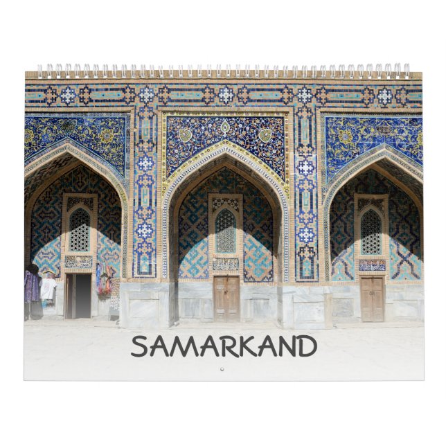 12 månaders Samarkand, Uzbekistan Kalender (Omslag)