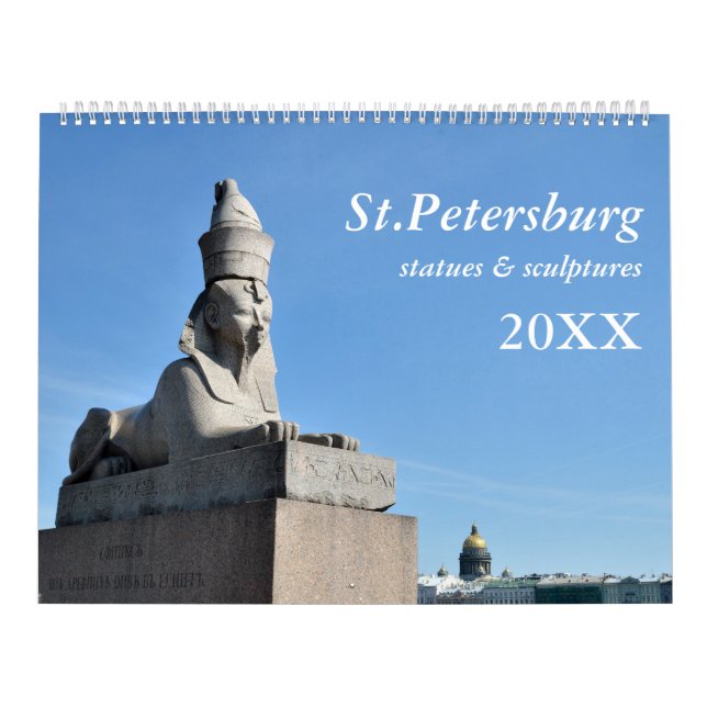 12 månaders Sankt Petersburg Kalender (Omslag)