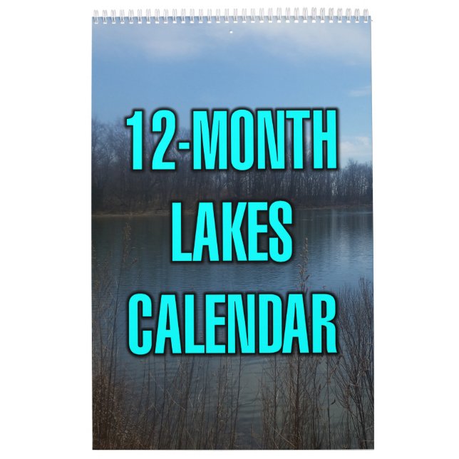 12-månaders sjöar kalender (Omslag)