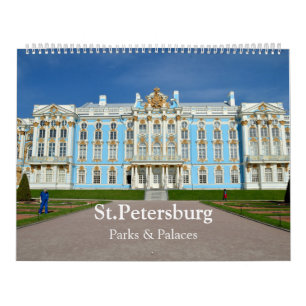 12 månaders stadsdelar i Sankt Petersburg Kalender