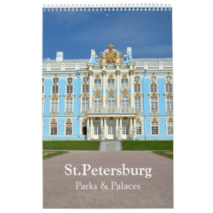 12 månaders stadsdelar i Sankt Petersburg Kalender