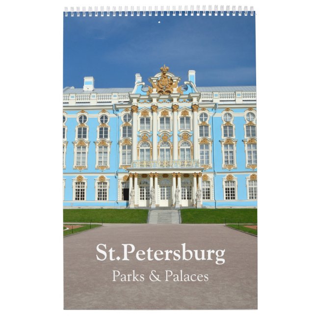 12 månaders stadsdelar i Sankt Petersburg Kalender (Omslag)