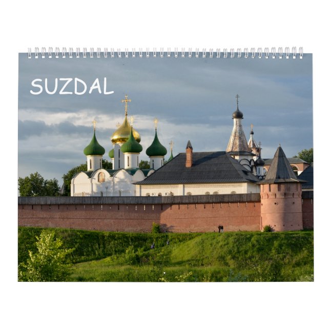 12 månaders Suzdal, Ryssland Kalender (Omslag)