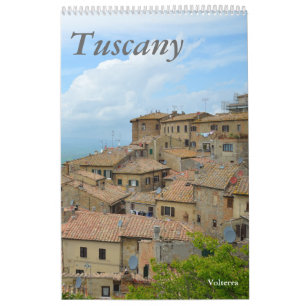 12 månaders Toscana, Italien Fotokalender Kalender