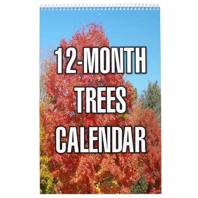 12-månaders träd kalender (Omslag)
