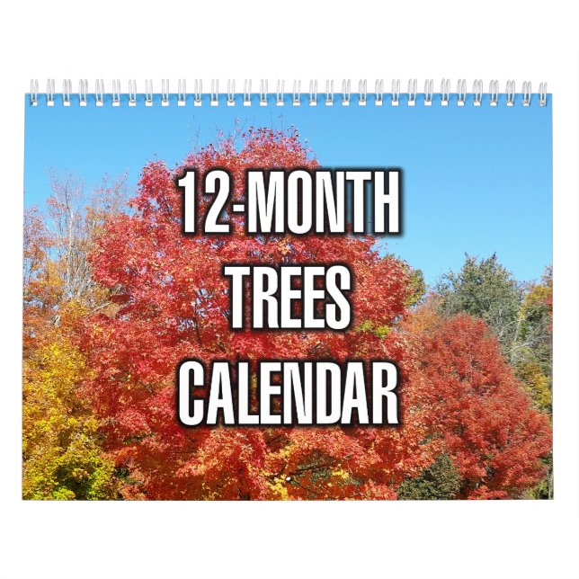 12-månaders träd kalender (Omslag)